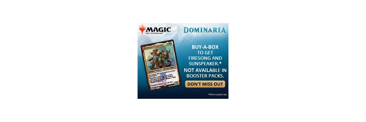 Magic - Dominaria Pre-Release Aktion - 