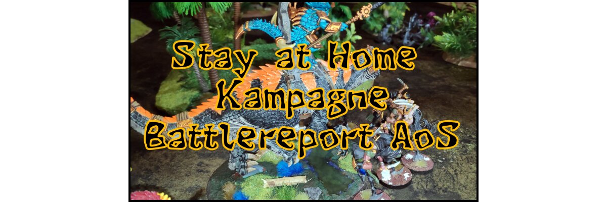 Stay @ Home Battlereport: Age of Sigmar - Daughters of Khaine vs Seraphon - 