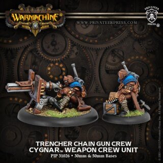 Cygnar Trencher Chain Gun Crew Blister