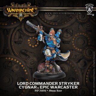 Cygnar Epic Warcaster - Lord Commander Stryker Blister