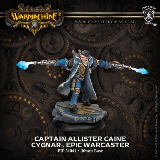 Cygnar Epic Warcaster - Captain Allister Caine