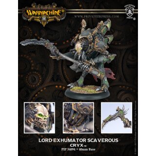 Cryx Warcaster - Lord Exhumator Scaverous Blister