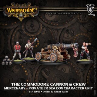 Mercenary Commodore Cannon and Crew Unit Box