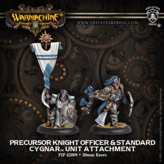 Cygnar Allies Percursor Knights Officer & Standard Bearer(2)