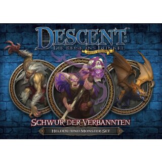 Descent 2. Edition: Schwur der Verbannten Helden- und Monster-Set