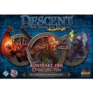 Descent 2. Edition: Kontrakt der Unbesiegten: Helden- und Monster-Set