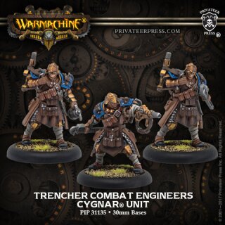 Trencher Combat Engineers - Cygnar Unit (resin/metal)