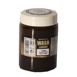 Vallejo Game Color: Game Dipping Formula Wash Sepia Shade, 200ml