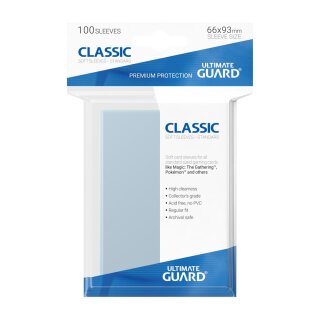 Ultimate Guard Classic Soft Sleeves Standardgröße Transparent (100)