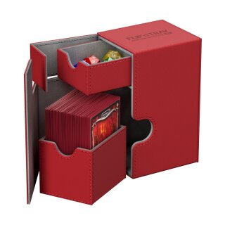Ultimate Guard Flip´n´Tray Deck Case 80+ Standardgröße XenoSkin Rot