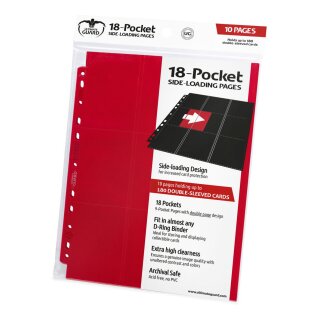 Ultimate Guard 18-Pocket Pages Side-Loading Rot (10)
