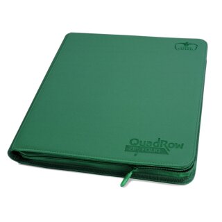 Ultimate Guard 12-Pocket QuadRow ZipFolio XenoSkin Grün