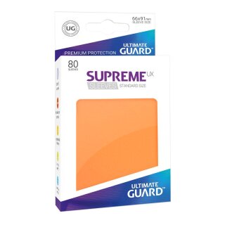 Ultimate Guard Supreme UX Sleeves Standardgröße Orange (80)