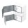 Ultimate Guard Twin Flip´n´Tray Deck Case 160+ Standardgröße XenoSkin Weiß