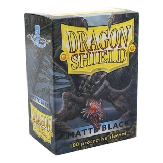Dragon Shield - Standard - Matte - Black (100 ct. in box)