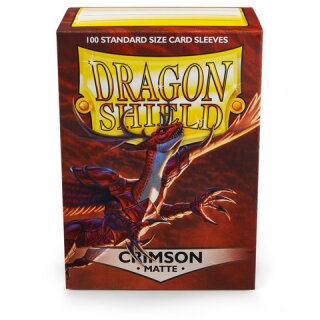 Dragon Shield - Standard - Matte - Crimson (100)