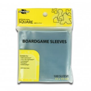 Blackfire Sleeves - Boardgame Sleeves - Square (72x73Mmm) - 100 Pcs