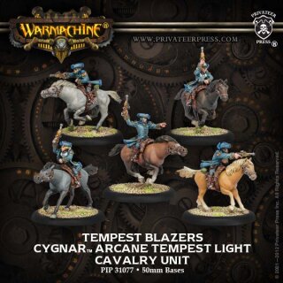 Cygnar Tempest Blazers Light Cavalry Unit (5) Box (plastic)