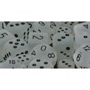 Chessex - Frosted - 7-Die Set - Clear/Black
