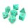 Lab Dice™ 4 Heavy™ Dice Polyhedral Turquoise/orange 7-Die Set