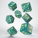 Polaris RPG Turquoise & light yellow dice, 3D6 +3D10...