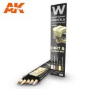 AK INTERACTIVE WATERCOLOR PENCIL SET SPLASHES, DIRT AND...