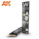 AK INTERACTIVE WATERCOLOR PENCIL SET BLACK AND WHITE