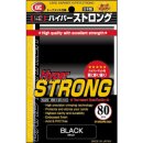 KMC Standard Sleeves - Hyper STRONG Black (80 Sleeves)