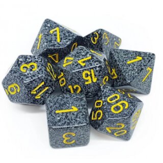 Chessex Speckled Polyhedral 7-Die Set - Urban Camo