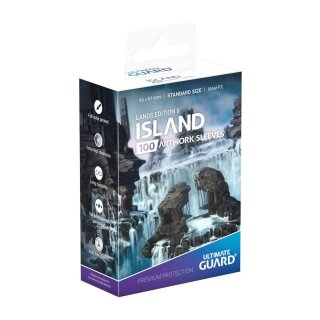 Ultimate Guard Printed Sleeves Standardgröße Lands Edition II Insel (100)