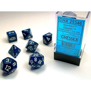 Chessex - Speckled - 7-Die Set - Stealth