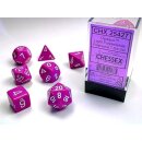 Chessex - Opaque - 7-Die Set - Light Purple/White