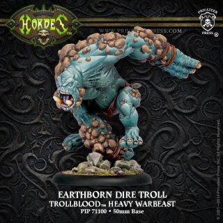 Trollblood Heavy Warbeast Earthborn Dire Troll (plastic)