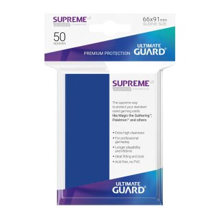 Ultimate Guard Supreme UX Sleeves Standardgröße Blau (50)