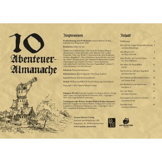 Dungeon World: 10 Abenteuer Almanache