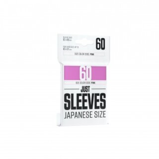 Just Sleeves - Japanese Size - Pink (60 Sleeves)