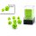 Chessex - Vortex - Mini 7-Die Set - Bright Green/Black