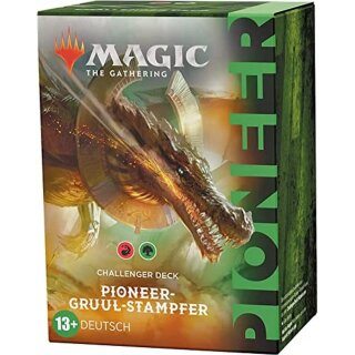Magic: The Gathering Pioneer Challenger Deck 2022, Gruul-Stampfer (Rot-Grün - Deutsche Version)