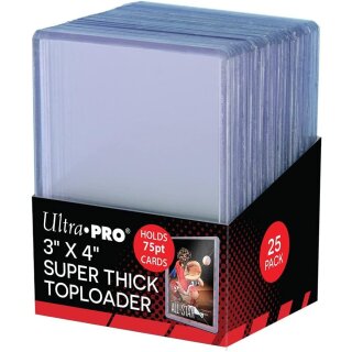 Ultra Pro - Toploader Superthick (25er-Pack)