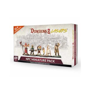 Dungeons & Lasers - NPC Miniature Pack