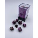 Chessex - Gemini - Mini 7-Die Set - Black-Purple/Gold