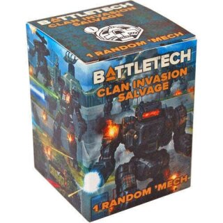 BATTLETECH: CLAN INVASION SALVAGE BOX - 93 DESIGNS! ENG
