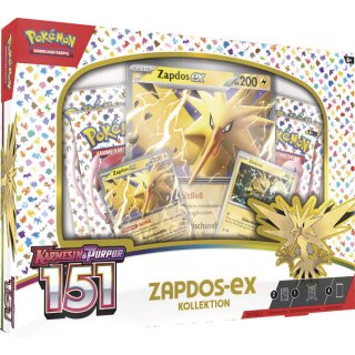 Pokemon Karmesin & Purpur KP03.5 151 - Zapdos-ex Kollektion DE