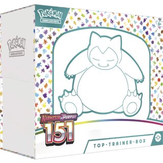 Pokemon Karmesin & Purpur KP03.5 151 - Top-Trainer Box EN