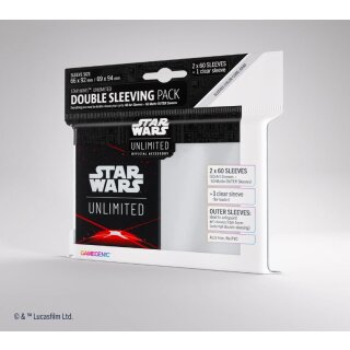 Star Wars: Unlimited - Art Sleeves Double Sleeving Pack – Space Red (Einzelartikel)