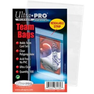 Ultra Pro - Sealable Team Bags / Toploader Sleeves (100)