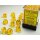 Chessex - Translucent - 36x D6 12 mm - Yellow/White