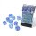 Chessex - Borealis - 36x D6 12mm - Sky Blue/White