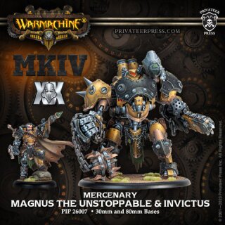 WARMACHINE Magnus the Unstoppable & Invictus MKIV (Resin)