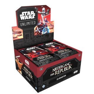 Star Wars: Unlimited - Niedergang der Republik - Display DE
